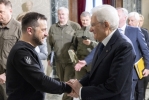 Il Presidente Mattarella incontra Il Presidente dell'Ucraina Zelensky