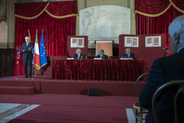 Il Presidente della Repubblica Sergio Mattarella in occasione della cerimonia d’inaugurazione della terza sede della Scuola Superiore della Magistratura e di presentazione dell’anno formativo 2023
