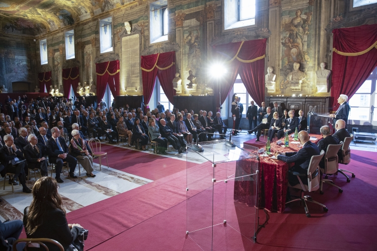 Il Presidente della Repubblica Sergio Mattarella in occasione della cerimonia d’inaugurazione della terza sede della Scuola Superiore della Magistratura e di presentazione dell’anno formativo 2023
