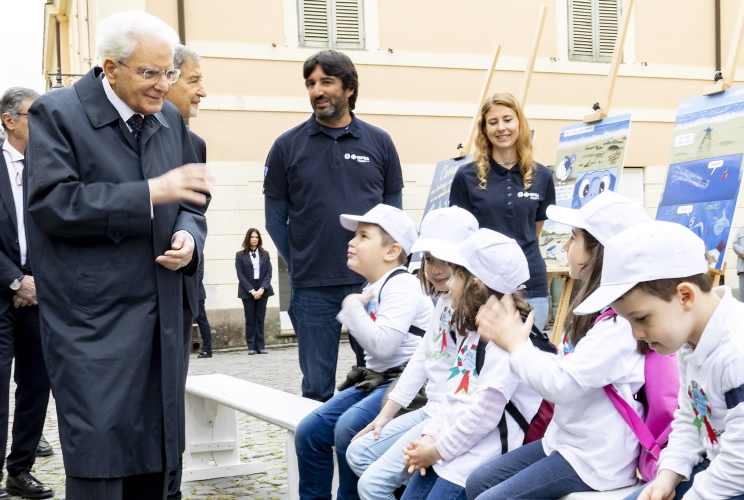 Il Presidente Sergio Mattarella in occasione della celebrazione della “Giornata nazionale del mare”