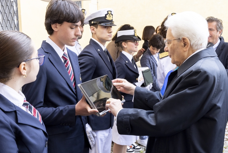 Il Presidente Sergio Mattarella in occasione della celebrazione della “Giornata nazionale del mare”