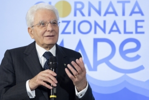 Il Presidente Sergio Mattarella in occasione della celebrazione della “Giornata nazionale del mare”