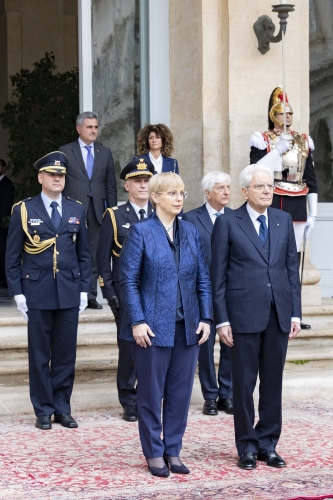 Il Presidente della Repubblica Sergio Mattarella con Nataša Pirc Musar, Presidente della Repubblica di Slovenia, in visita ufficiale
