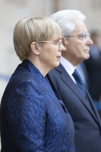 Il Presidente della Repubblica Sergio Mattarella con Nataša Pirc Musar, Presidente della Repubblica di Slovenia, in visita ufficiale
