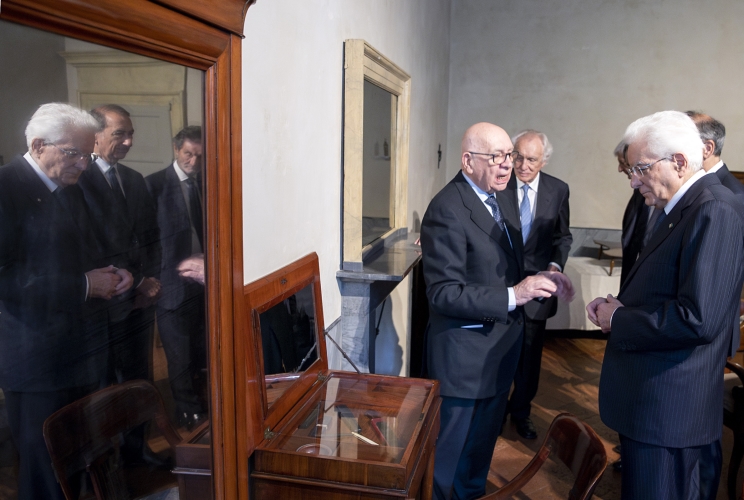 Il Presidente della Repubblica Sergio Mattarella visita la casa di Alessandro Manzoni