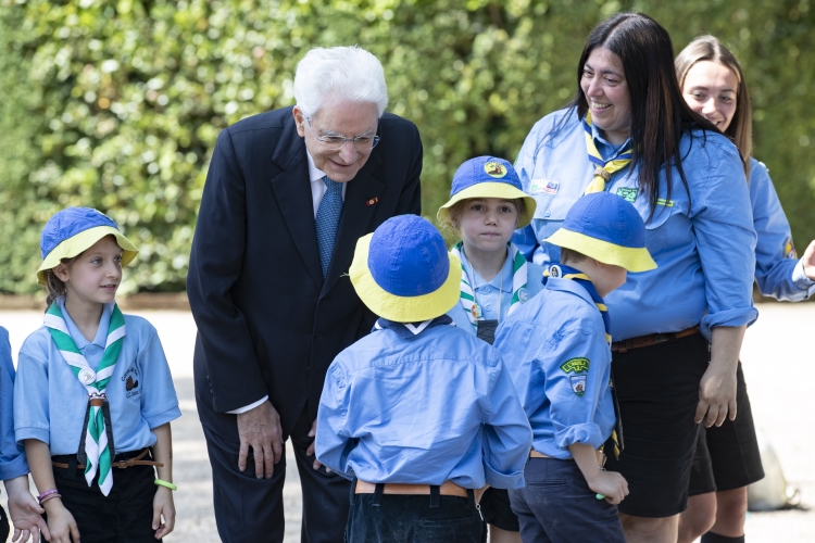 Il Presidente della Repubblica Sergio Mattarella incontra una delegazione dell’Associazione Italiana Castorini
