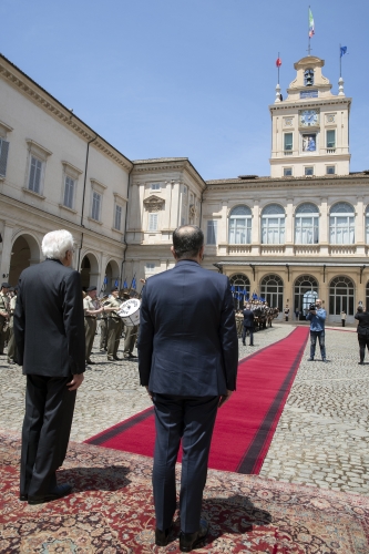 Il Presidente Sergio Mattarella con Bajram Begaj, Presidente della Repubblica d’Albania, in visita ufficiale