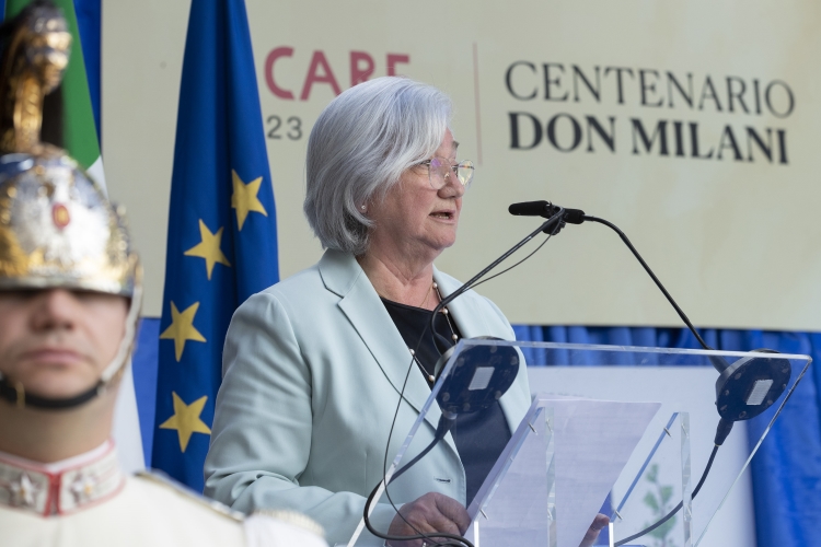 Il Presidente della Repubblica Sergio Mattarella a Barbiana in occasione del centenario della nascita di don Lorenzo Milani