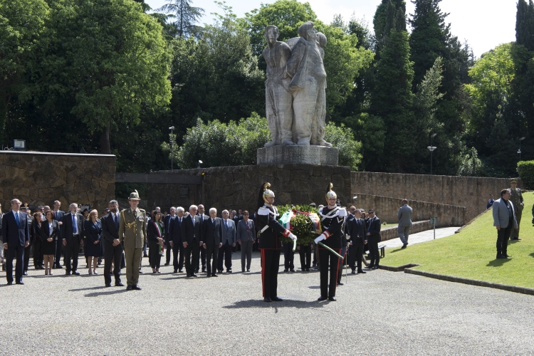 Il Presidente della Repubblica Italiana Sergio Mattarella e il Presidente della Repubblica Federale di Germania, 