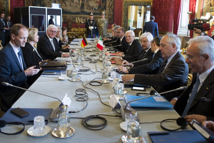  Mattarella con il Presidente della Repubblica Federale di Germania, Frank-Walter Steinmeier  in Visita Ufficiale