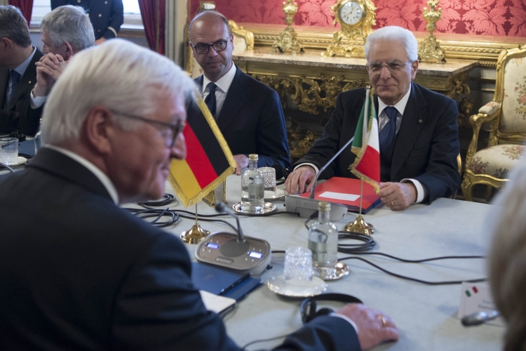  Sergio Mattarella con il Presidente della Repubblica Federale di Germania,