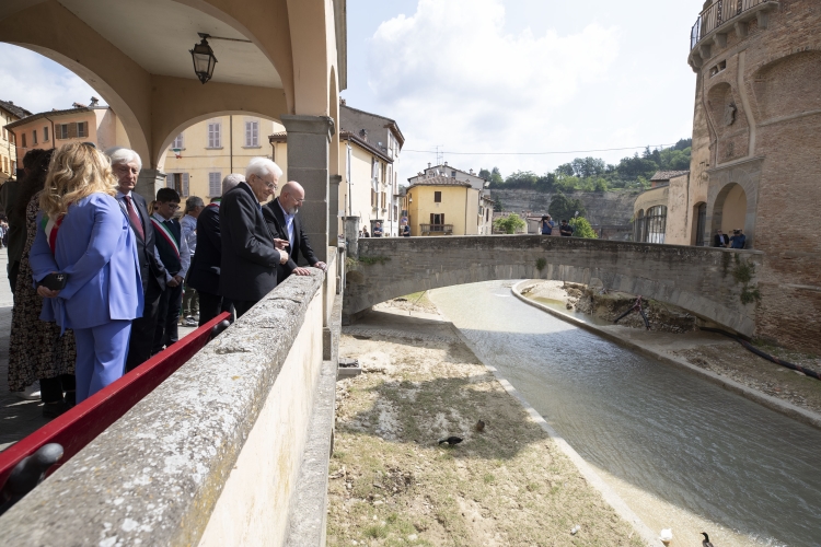 Il Presidente della Repubblica Sergio Mattarella visita Modigliana 