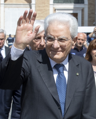 Ravenna - Il Presidente della Repubblica Sergio Mattarella a Ravenna, oggi 30 maggio 2023.
