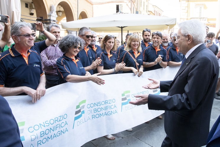 Ravenna - Il Presidente della Repubblica Sergio Mattarella a Ravenna, oggi 30 maggio 2023.
