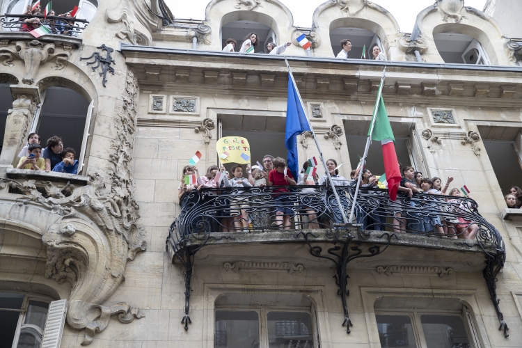 Il Presidente della Repubblica Sergio Mattarella all’Istituto Statale Italiano “Leonardo Da Vinci” di Parigi 	
