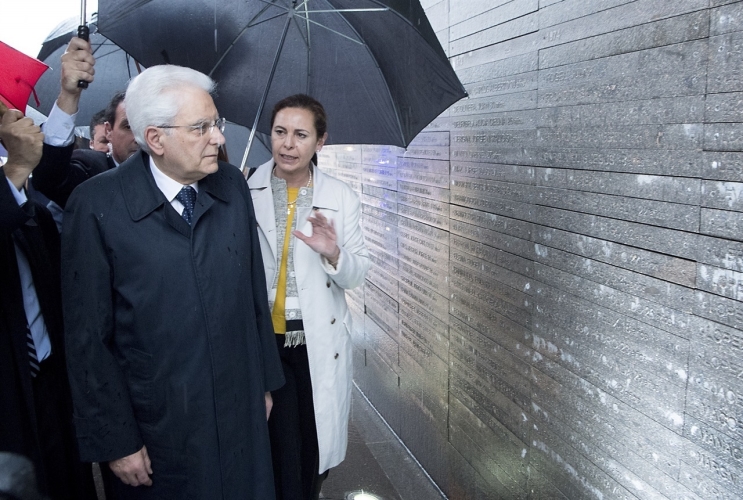 Il Presidente Mattarella visita il Parque de la Memoria