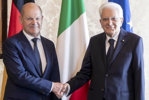 Il Presidente Mattarella incontra il Cancelliere della Repubblica Federale di Germania