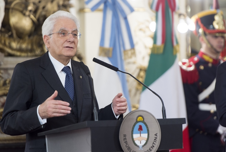  Mattarella con il Presidente della Repubblica Argentina Mauricio Macri