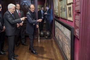 Il Presidente Sergio Mattarella visita la Casa di Giuseppe Garibaldi