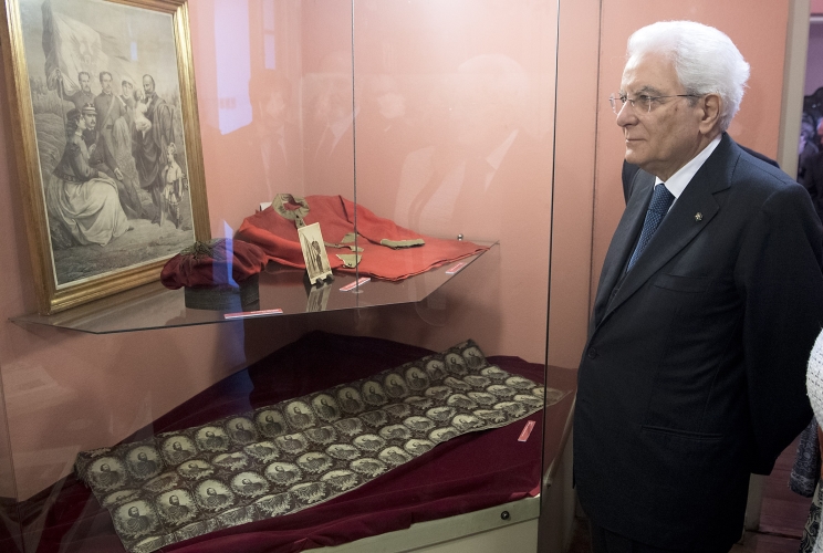 Il Presidente Sergio Mattarella visita la Casa di Giuseppe Garibaldi