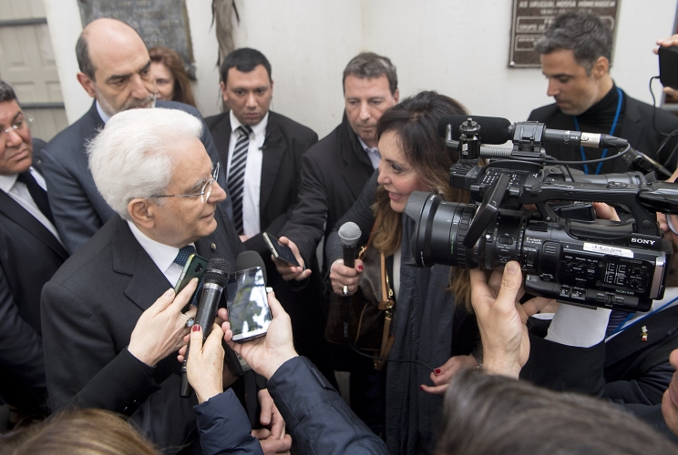 Il Presidente Sergio Mattarella incontra i giornalisti 