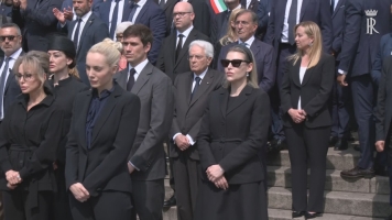 Il Presidente Mattarella alle Esequie di Stato del Senatore Silvio Berlusconi