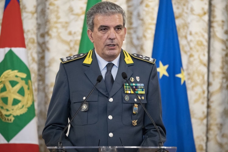 Andrea De Gennaro,Comandante Generale della Guardia di Finanza,al Quirinale,in occasione del 249° anniversario della costituzione del Corpo
