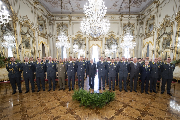 Il Presidente della Repubblica Sergio Mattarella in occasione del 249° anniversario della costituzione del Corpo
