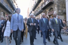 Cotec, la visita di Mattarella, Re Felipe VI di Spagna e il Presidente del Portogallo De Sousa