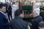 Mattarella alla Stazione della Compagnia italiana dei Vigili del Fuoco di Santiago – Pompa Italia