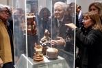 Il Presidente Mattarella visita il Museo Precolombino