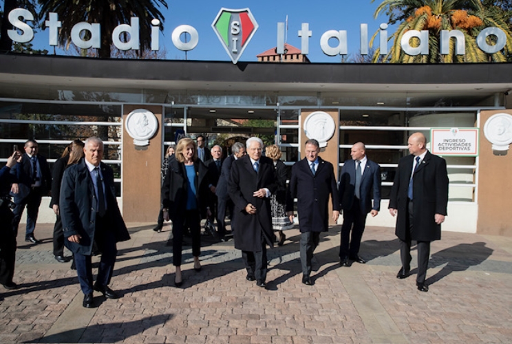 Il Presidente della Repubblica Sergio Mattarella in occasione 