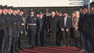 Il Presidente Mattarella lascia Punta Arenas Cile