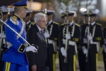 Il Presidente Mattarella arriva all'aeroporto di Asunción