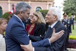 Il Presidente Mattarella al Palazzo Presidenziale di Asunción