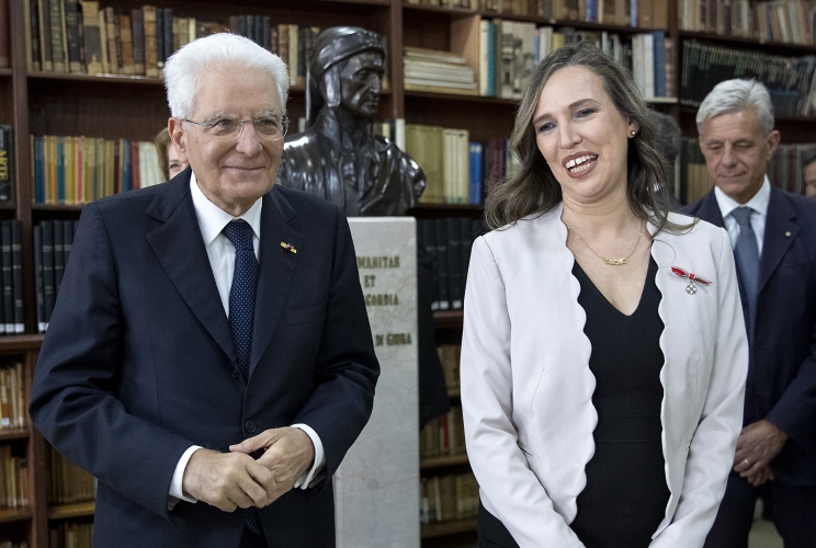 Asuncion - Il Presidente della Repubblica Sergio Mattarella alla Scuola Italiana di Asuncion