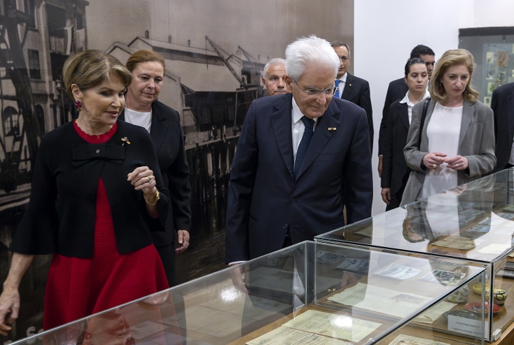 Asuncion - Il Presidente della Repubblica Sergio Mattarella visita il Centro Culturale "El Cabildo"