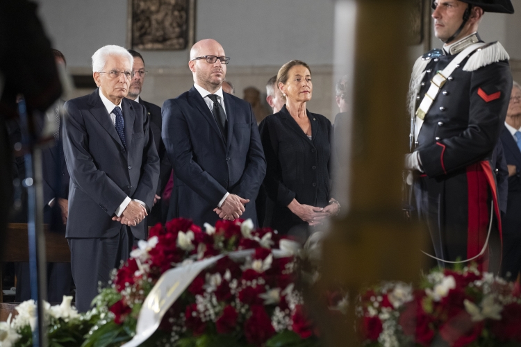 Il Presidente Sergio Mattarella ai Funerali di Stato dell’Onorevole Arnaldo Forlani
