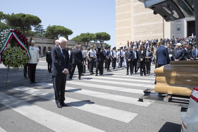 Il Presidente Sergio Mattarella ai Funerali di Stato dell’Onorevole Arnaldo Forlani

