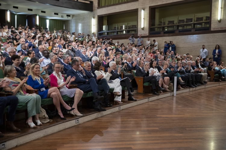 Il Presidente Sergio Mattarella alla Sapienza Università di Roma in occasione del XXI Congresso INQUA - International Union for Quaternary Research
