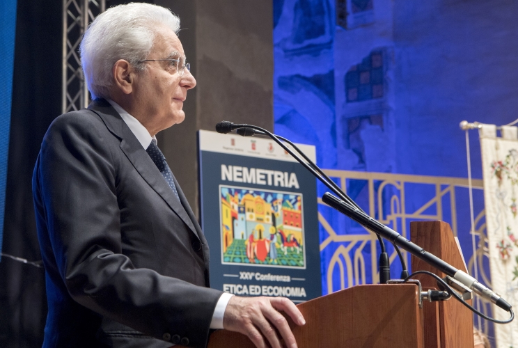 Il Presidente Sergio Mattarella alla XXV Conferenza Etica ed Economia
