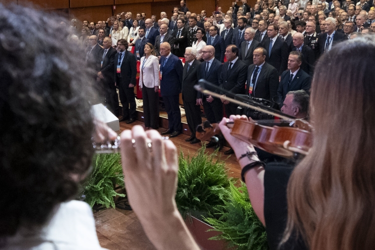 Il Presidente Sergio Mattarella all’assemblea annuale di Federcasse, in occasione del 140° anniversario della costituzione della prima Cassa Rurale Italiana

