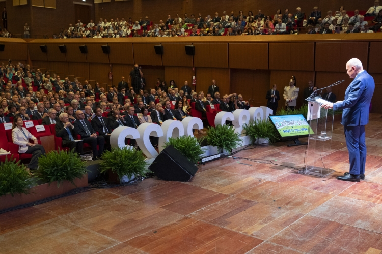 Il Presidente Sergio Mattarella all’assemblea annuale di Federcasse, in occasione del 140° anniversario della costituzione della prima Cassa Rurale Italiana
