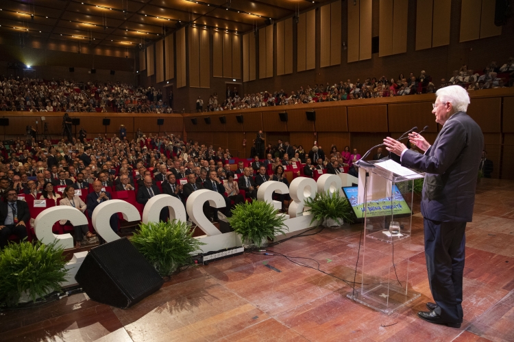 Il Presidente Sergio Mattarella all’assemblea annuale di Federcasse, in occasione del 140° anniversario della costituzione della prima Cassa Rurale Italiana
