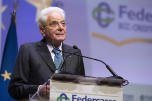 Mattarella interviene all'Assemblea annuale di Federcasse