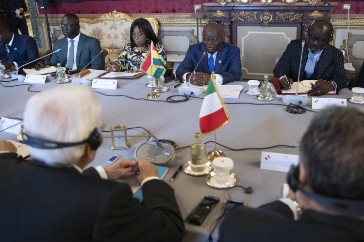 Il Presidente Sergio Mattarella incontra Nana Addo Dankwa Akufo – Addo, Presidente della Repubblica del Ghana  
