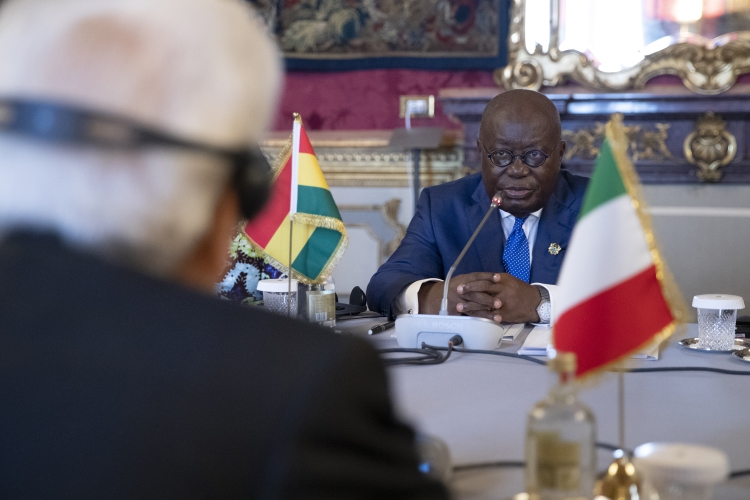 Il Presidente Sergio Mattarella incontra Nana Addo Dankwa Akufo – Addo, Presidente della Repubblica del Ghana  
