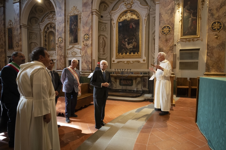 Il Presidente Sergio Mattarella in occasione del convegno dal titolo “Il Codice di Camaldoli. Tra mito e storia una vicenda ricolma di futuro a ottant’anni dal convegno del luglio 1943” 
