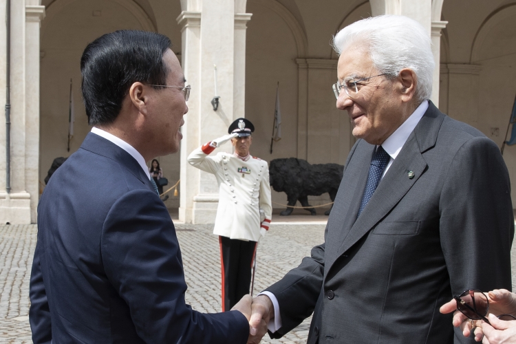 Il Presidente Sergio Mattarella incontra Võ Văn Thưởng Presidente della Repubblica Socialista del Vietnam
