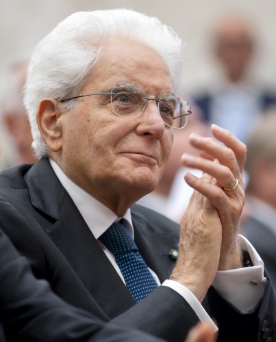 Il Presidente  Sergio Mattarella alla cerimonia commemorativa del 40° anniversario della morte del giudice Rocco Chinnici